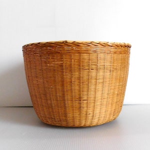 Light Brown Woven Basket
