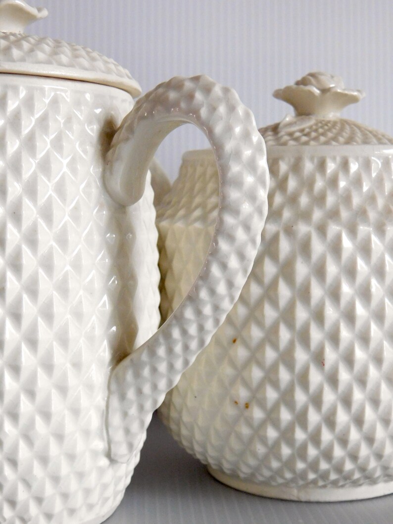 Diamond Pattern Texture Teapot Raised Diamond Ceramic Pitcher and Teapot - Etsy