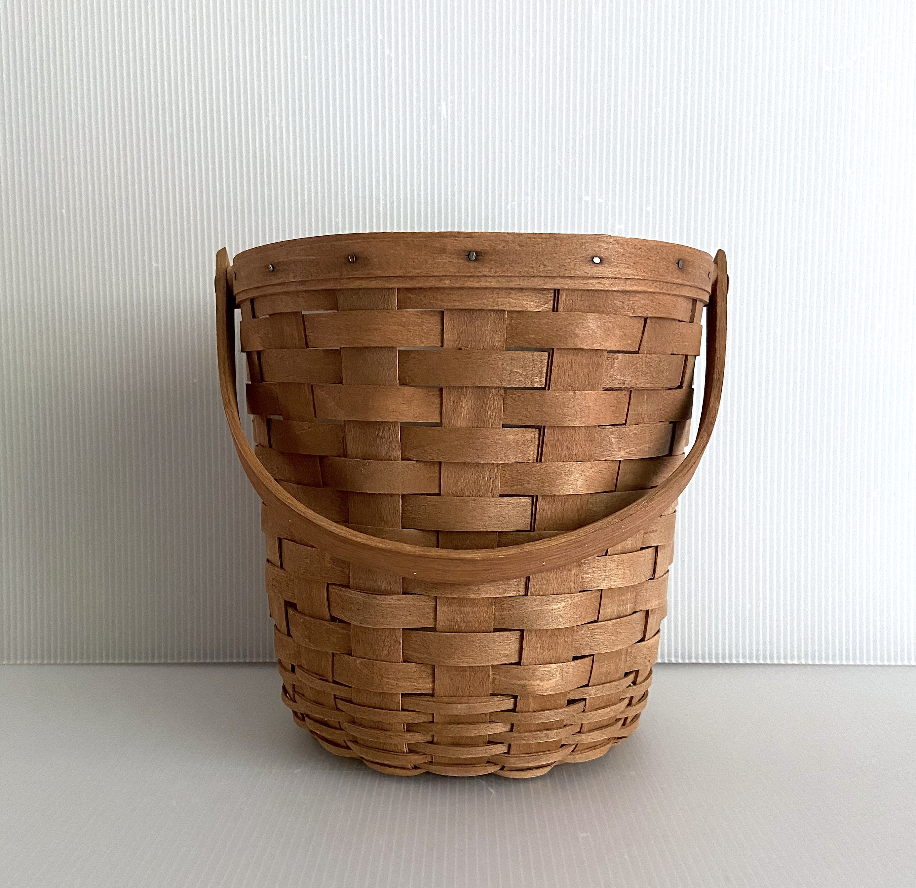 Tall Longaberger Basket With Handle - Etsy