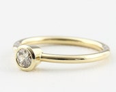 Solitärring Brillant 0,26ct 585 750 Gold , Verlobungsring mit Diamant, Brillantring 18K Gold, Diamantring