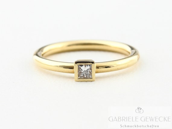 Julie Engagement Ring | Consider The Wldflwrs 14 Karat Yellow Gold / Radiant