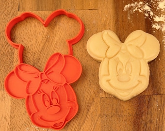 Mickey Cookie Cutter Minnie Mickey and Minnie Cookie Cutter Disney Play Dough Kid Party Activity Kid Montessori Kid Birthday Party Favor Kid