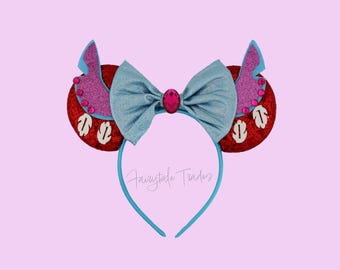 Stitch Mickey Ear Minnie Stitch Lilo Ears Ohana Handmade Disney Headband Lilo and Stitch Ear Mouse Hawaiian Stitch Ears Angel and Stitch Ear