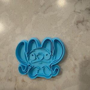 Stitch & Lilo Cookie Cutter Set | 3D Printed Disney Cookie Cutters | Play-Doh Stamp Tools | Holiday Baking Gift | Kids Party Favor Stitch image 12