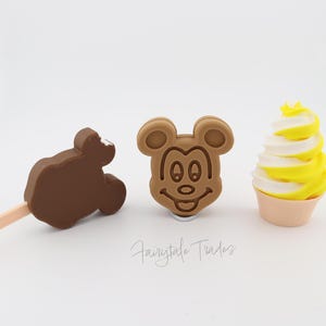 Disney Mickey Mouse Snack Magnet Mickey Ice Cream Magnet Mickey Waffle Magnet Dole Whip Magnet Disney Fridge Disney Cruise door magnet Pixie
