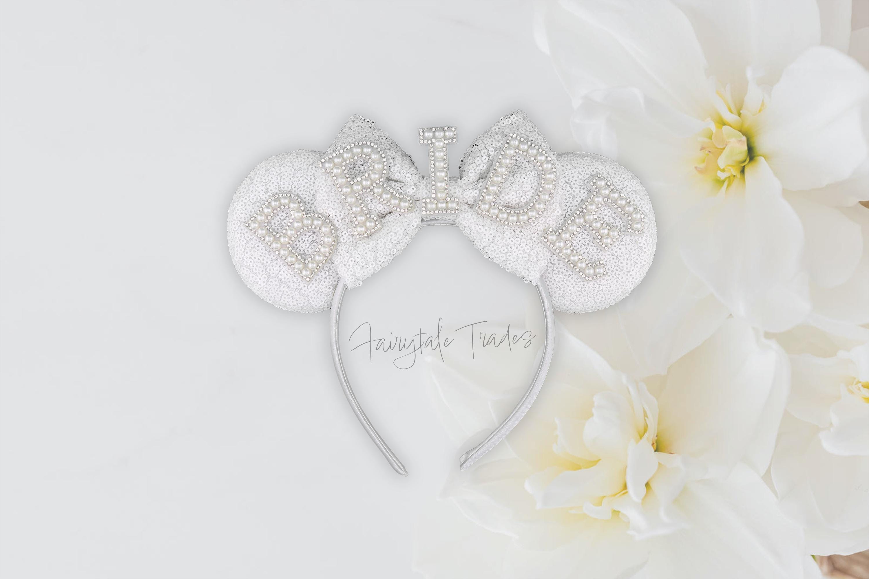 Pearl Minnie Bridal Ear - Etsy