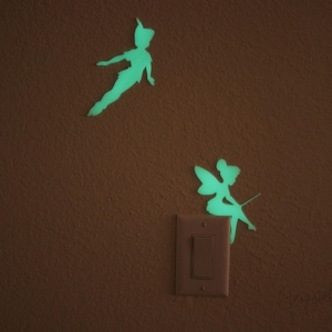Tinker Bell Light Switch Wall Decor Peter Pan light Switch Wall Decor Kid Room Decor Baby Shower Gift Nursery Disney Tinker Bell Peter Pan