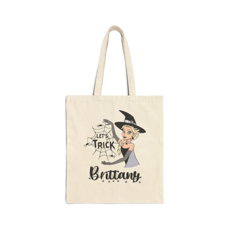 Elsa Trick or Treat-emmer Frozen snoepemmer Halloween Frozen Trick or Treat-draagtas gepersonaliseerde Frozen snoepemmer Elsa gepersonaliseerd afbeelding 2