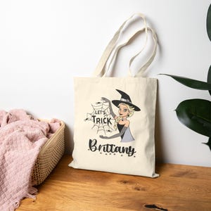 Elsa Trick or Treat-emmer Frozen snoepemmer Halloween Frozen Trick or Treat-draagtas gepersonaliseerde Frozen snoepemmer Elsa gepersonaliseerd afbeelding 5