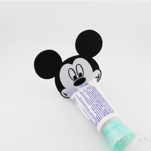 Mickey Mouse Toothpaste Squeezer for Kids Disney Bathroom Accessory Cute Tooth Fairy Gift Mickey Head Toothpaste Holder Kid Stocking Stuffer