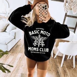 Moto Mom Society Sweatshirt | Moto Mom Sweatshirt | Motocross Mom Sweatshirt | Moto Mom Society | Hoodie Crewneck