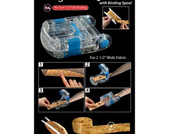2 1/2" Magic Binding Maker, Free Shipping, Binding, Maker, Magic, Presser