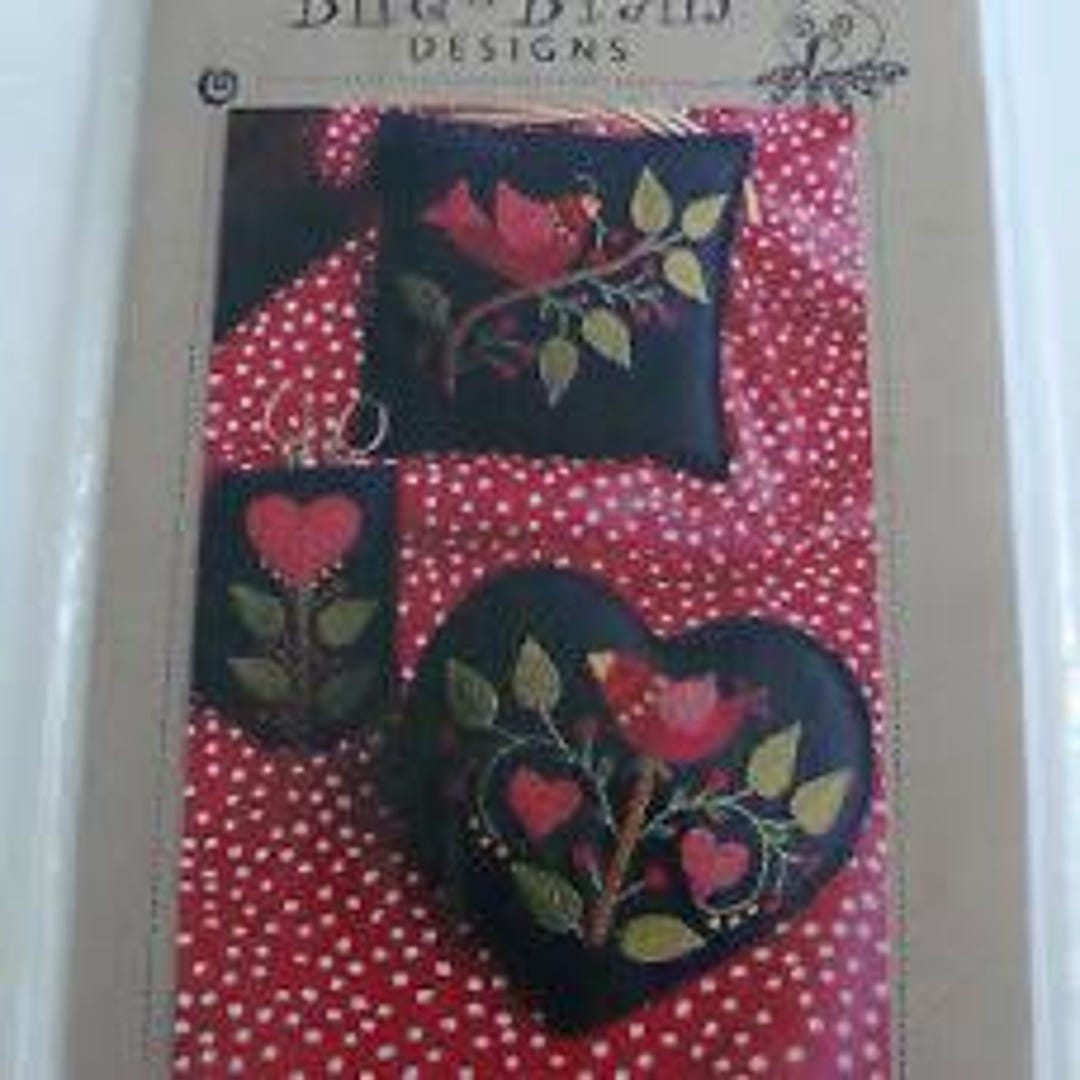 Americana Needlework Set #426, Bird Brain, Applique' Kit With Wool ...