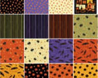 Witchful Thinking, Dan DiPaola, Clothworks, 21 piece - Charm Pack, Fabric, Quilt