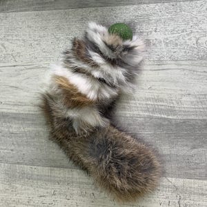 Cat toy | XL Rabbit fur mouse | Rabbit skin cat toy | Rabbit fur cat toy | Cat toss toy | Durable cat toy | Lure cat toy