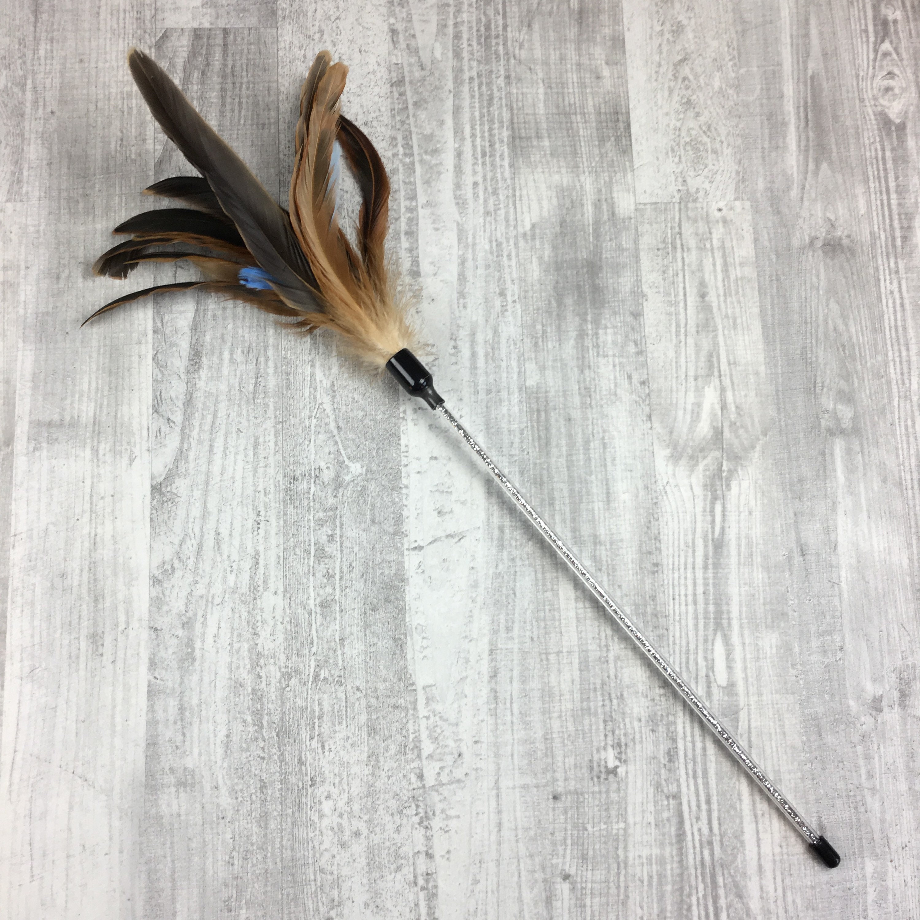 Cat Toy Mega Feathers Duster Cat Teaser Toy Interactive Etsy