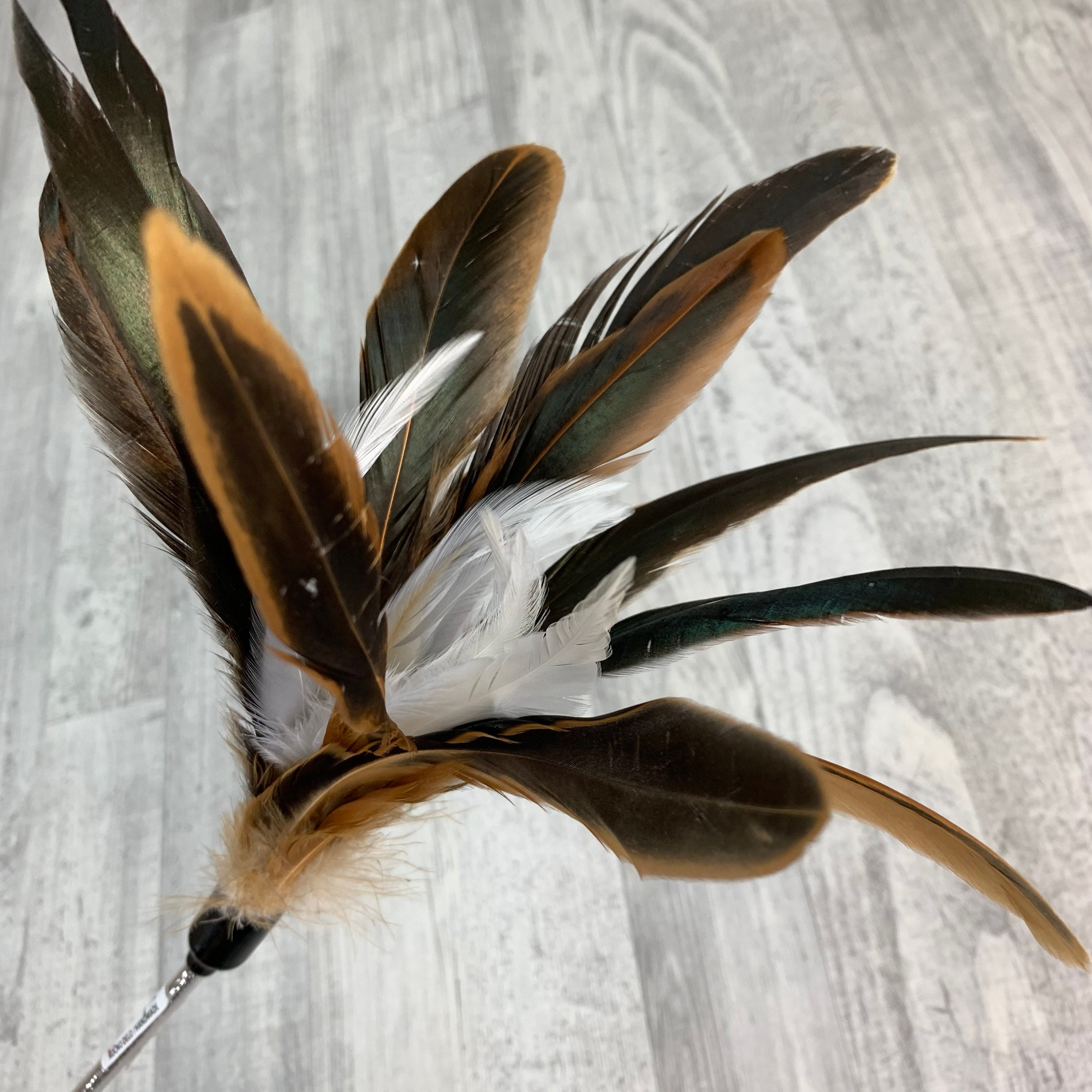 Cat Toy Mega Feathers Duster Cat Teaser Toy Interactive Etsy