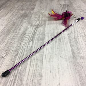 Cat toy | Pull out fly wand cat teaser toy | Award winning cat toy | Interactive cat toy | Lure cat toy | Bird cat toy | Bird on a wire