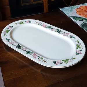 Vintage Villeroy & Boch PALERMO aka MORNING GLORY Serving Platter - For One