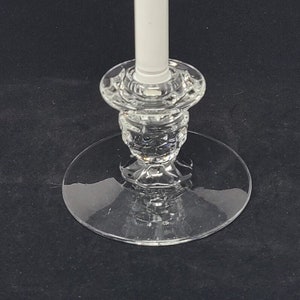 Vintage Fostoria AMERICAN Single Light Candlestick Holder
