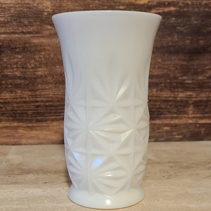 Vintage Hazel Atlas Milk Glass Vase