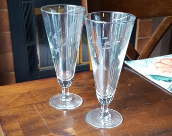 Princess House® #442 Heritage™ Pilsner Glasses - Set of Two