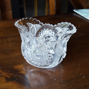 1903-1920 A.H. Heisey Glass Co. SUNBURST #343 Individuele Suiker