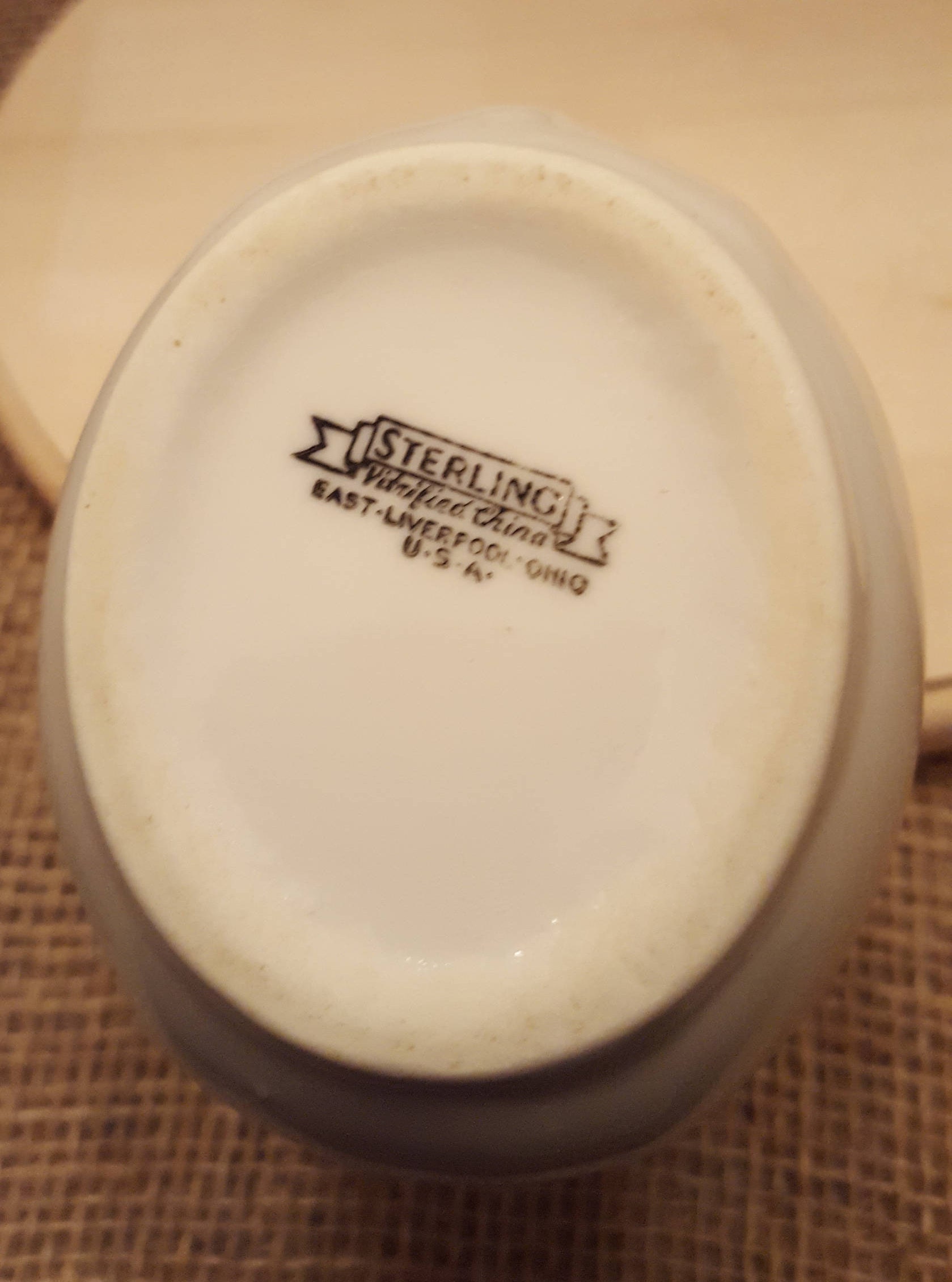 Mid-century Sterling Vitrified China Restaurant Ware Creamer - Etsy