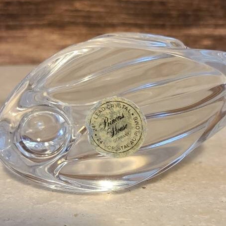 Vintage Princess House® 815 Lead Crystal Duck Figurine Etsy