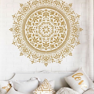 stencil MAGIC mandala, stencil mandala, stencil mandala patroon voor doe-het-zelf, muur decoratieve stencils, mandala kunst aan de muur, heilige geometrie #s032