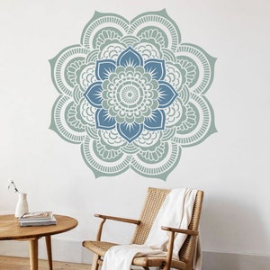 Stencil Mandala flower of life stencil Mandala pattern for DIY Wall decorative stencils Mandala wall art Yoga studio floral decor #s005