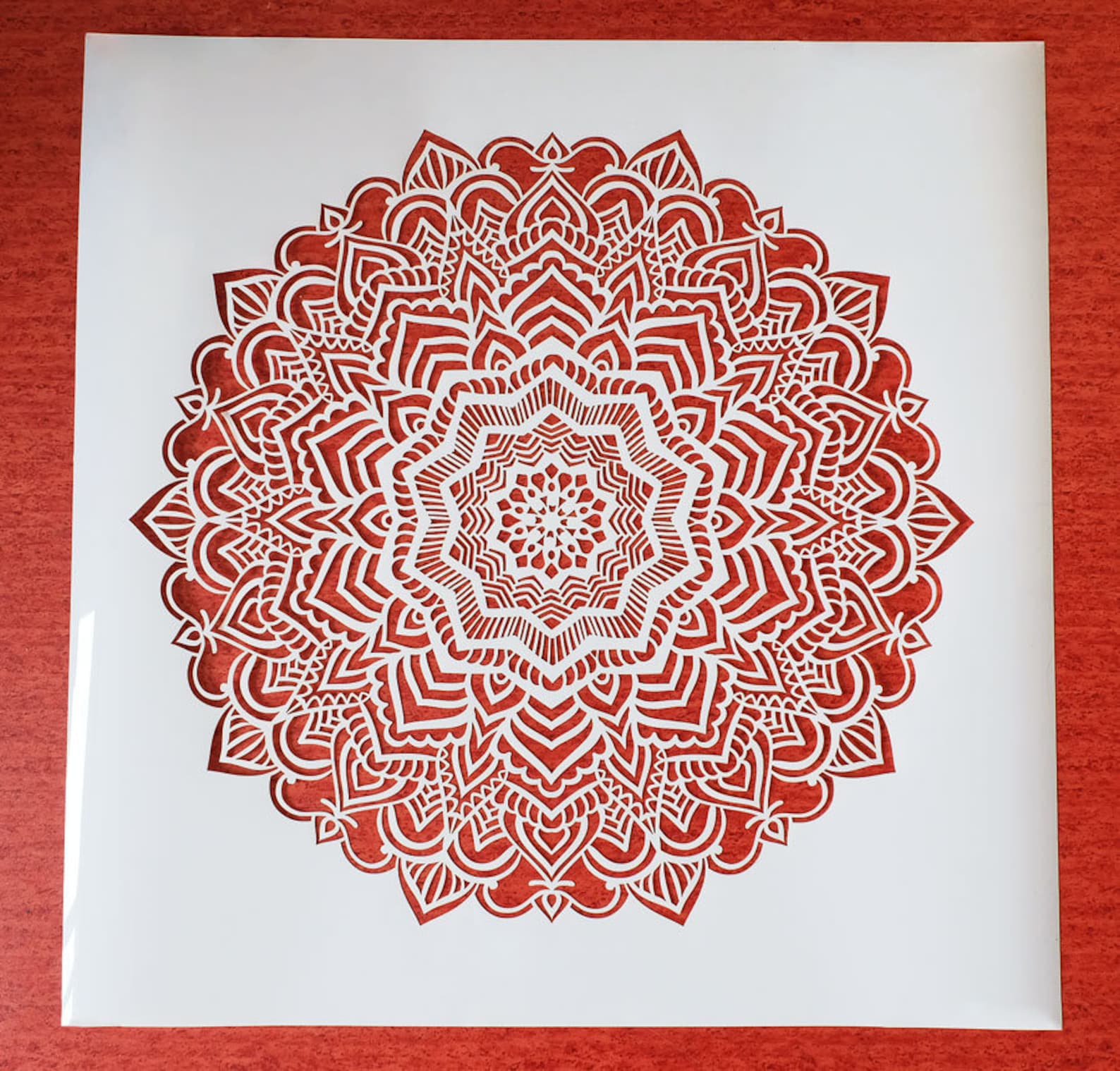 Mandala Schablone Mandala Muster für DIY Wanddekoration | Etsy