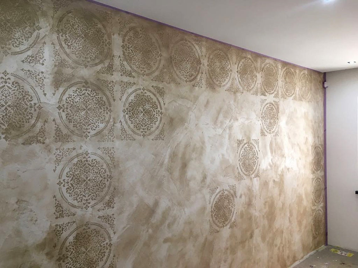Moroccan Mandala Stencil - Seamless Pattern - Stencil Mandala Pattern ...