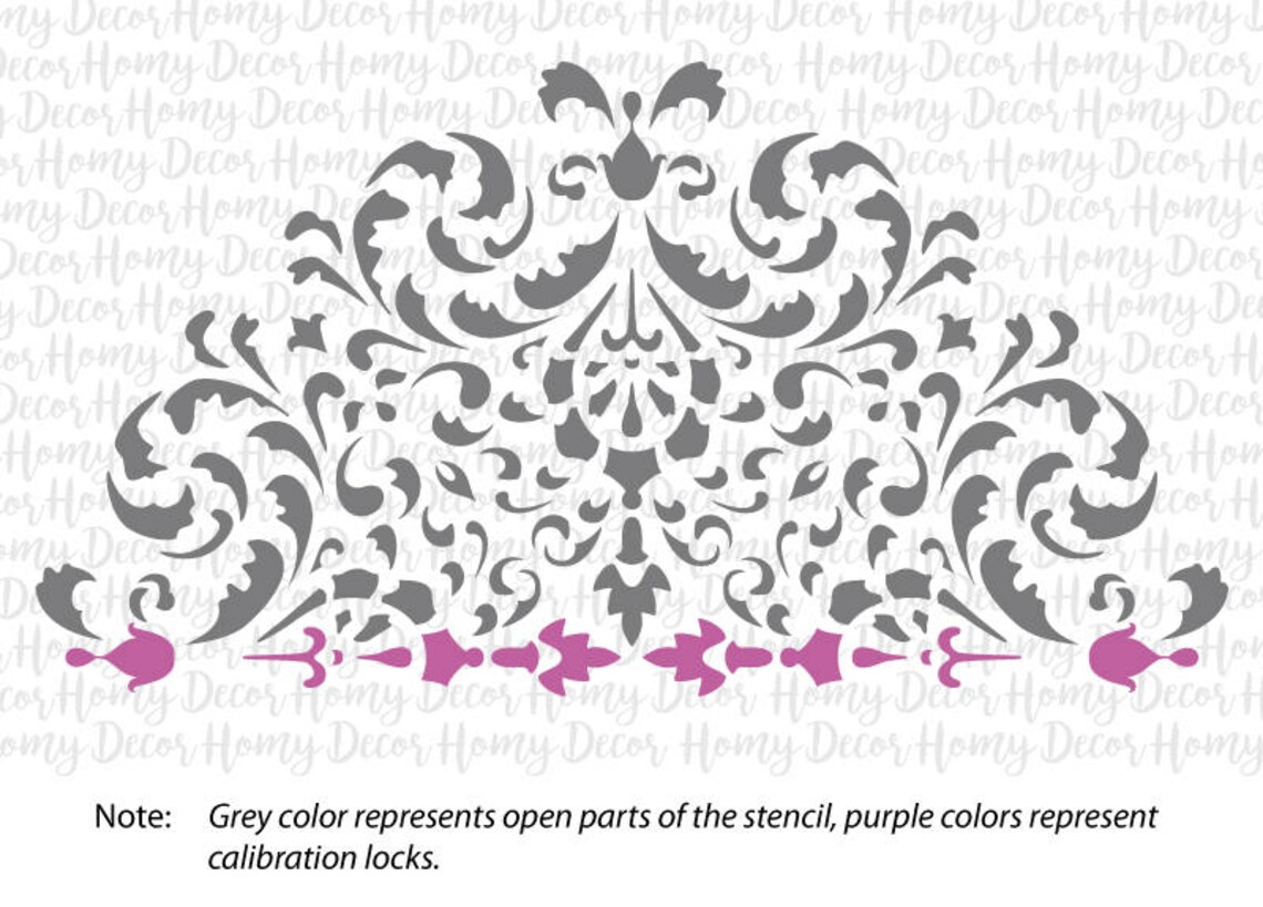 Mandala Moroccan Stencil Moroccan Pattern for DIY Wall Decor Modern ...