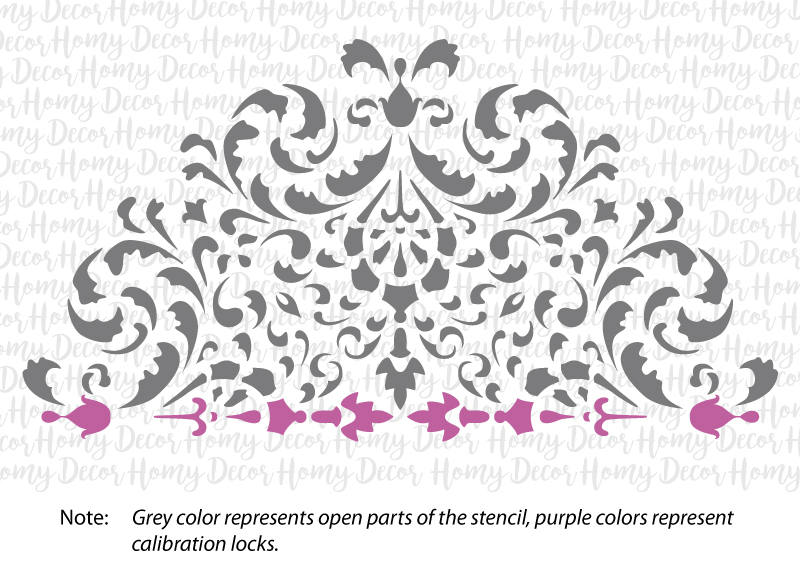 Mandala Moroccan Stencil Moroccan Pattern for DIY Wall Decor Modern ...