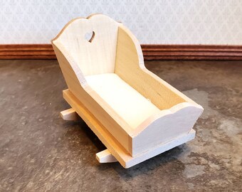 unfinished doll cradle