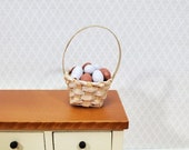 Miniature Basket of Eggs 1 6 Scale Playscale Barbie Size Food Groceries