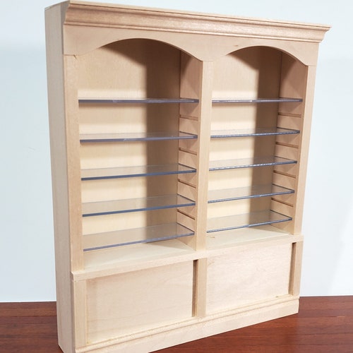 Dollhouse Shop Shelves 2 Bay 10 Adjustable Shelves 112 Scale Etsy