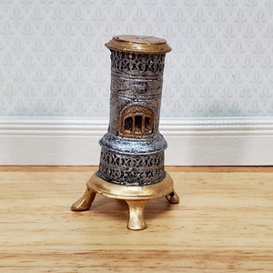 Dollhouse Small Parlor Parlour Stove HALF SCALE 1:24 Scale Miniature Victorian Resin