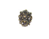 Dollhouse Miniature Door Knocker Lion Head 1 12 Scale Tiny 11 16 quot high x 9 16 quot wide