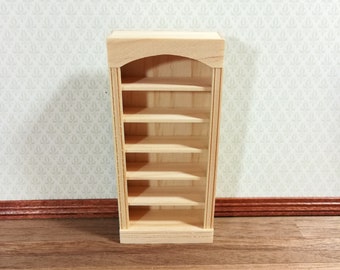 Dollhouse Miniature Bookcase 4 shelf 1:12 one inch scale J22 Dollys Gallery