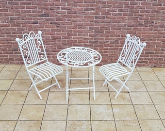 Miniature Patio Set Etsy