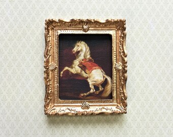 dolls house miniature paintings