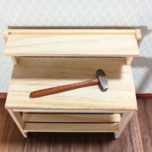 Dollhouse Miniature Sledgehammer Metal & Wood Sir Thomas Thumb 1:12 Scale Tool