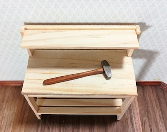 Dollhouse Miniature Sledgehammer Metal & Wood Sir Thomas Thumb 1:12 Scale Tool