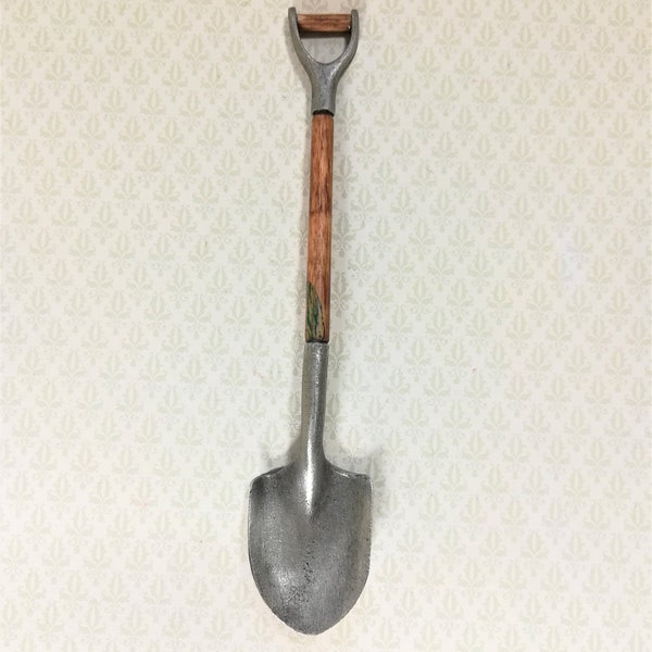 Dollhouse Miniature Long Shovel Sir Thomas Thumb 1:12 Scale Garden Tool
