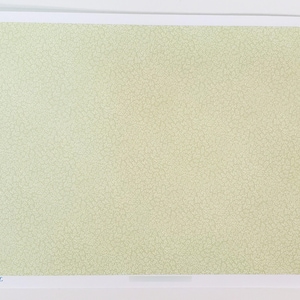 Dollhouse HALF SCALE Wallpaper 3 Sheets Sage Green & White "Conservatory" 1:24 Scale