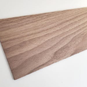 Walnut Wood Sheet Plank Thin 1/16" x 3" x 12" long Sanded Kiln Dried Woodworking