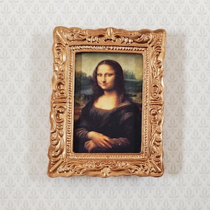 モナリザ 宝石画 絵画 金色フレーム ストーン 希少 アンティーク Mona