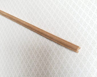 Dollhouse Handrail Banister for Stairs 1/4" w x 18" long 1:12 Scale HW7020